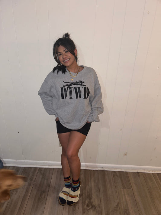 DTWD Vintage Grey Crewneck
