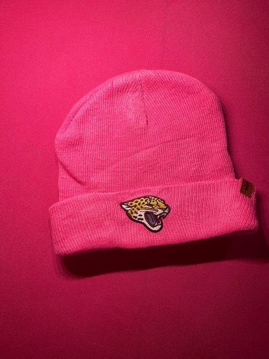 Hot Pink Jags Beanie