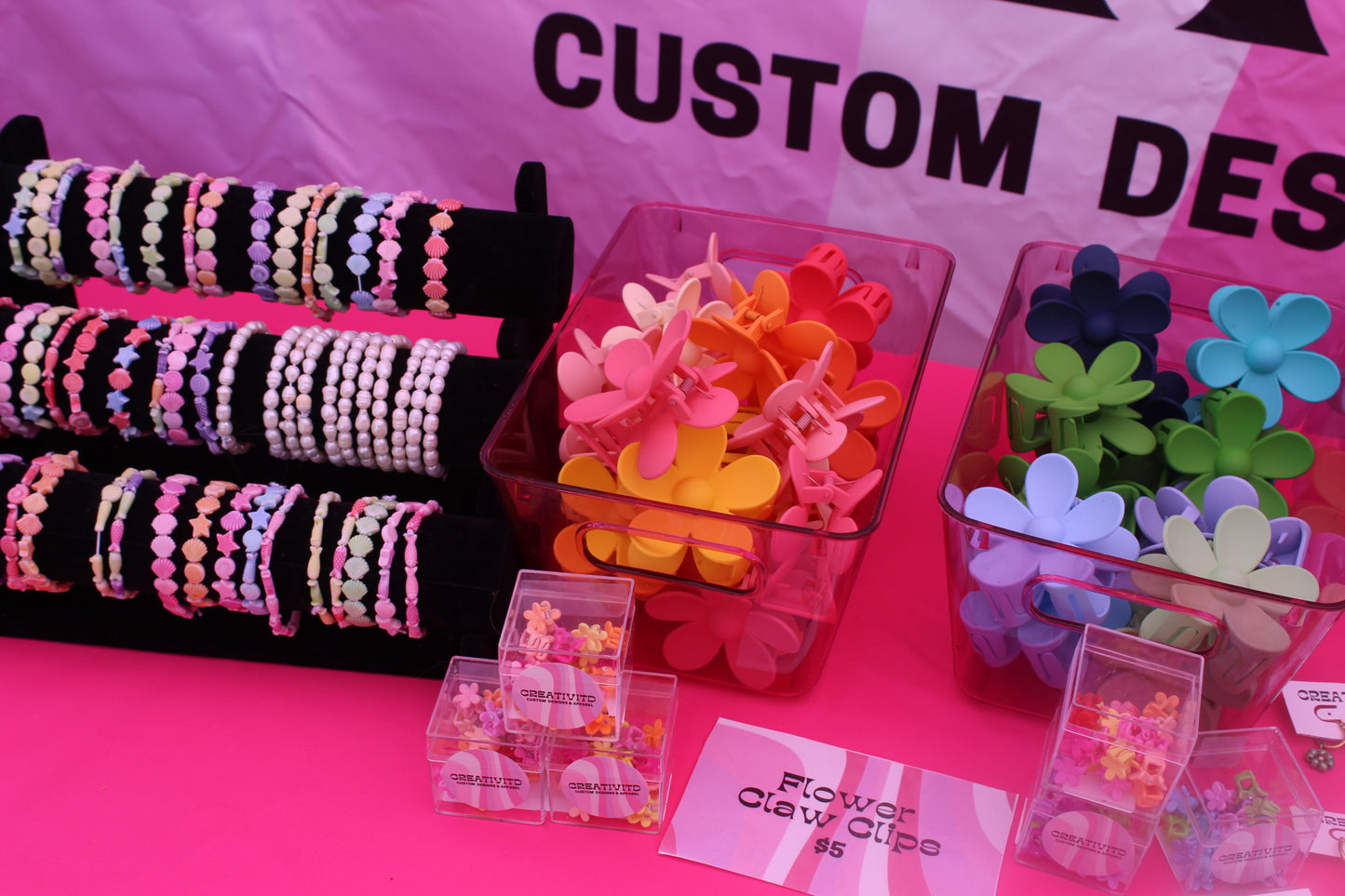Flower Claw Clip