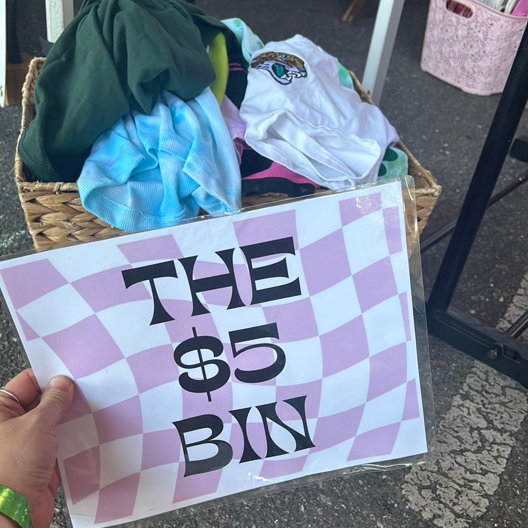 $5 Dollar Bin