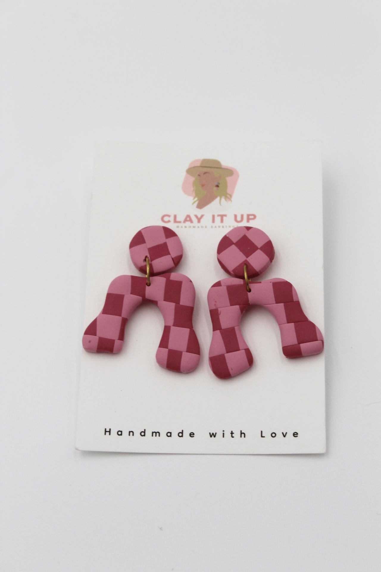 Clay It Up Custom Vday Earrings