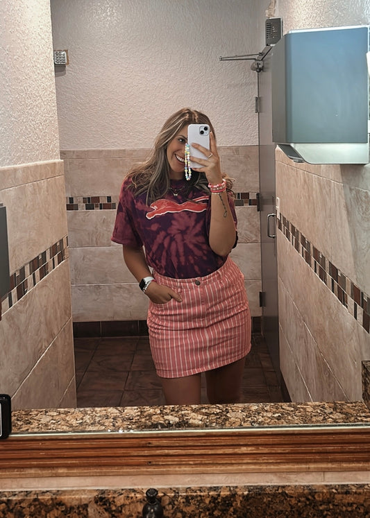 Pink Vintage Jags Tee