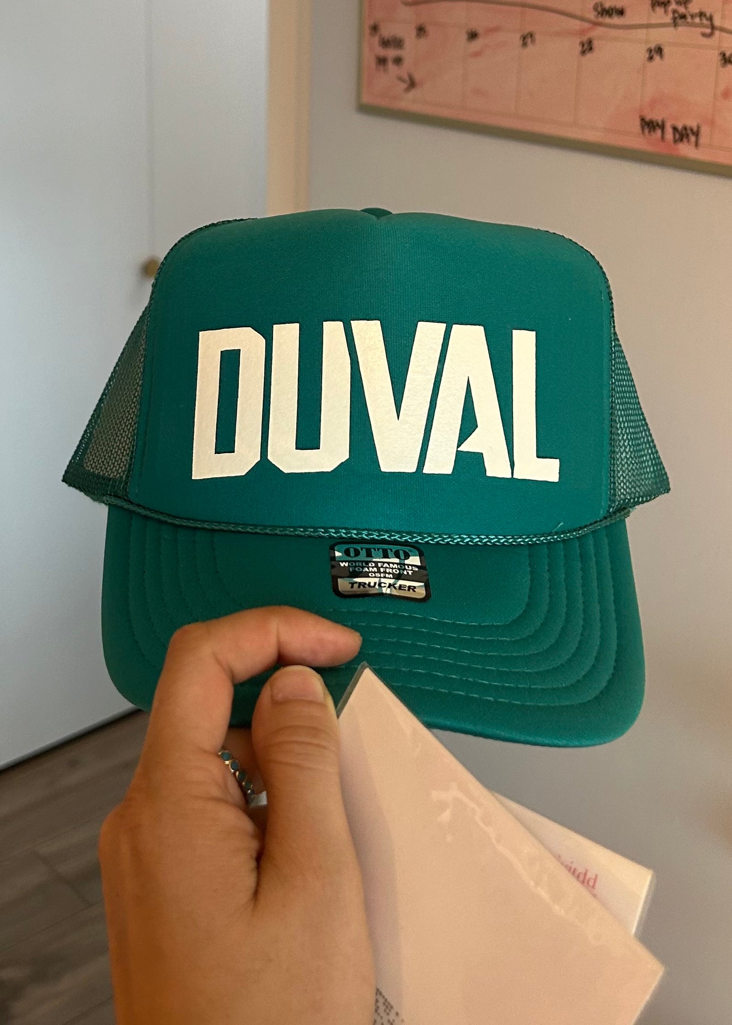 Teal DUVAL Trucker Hat