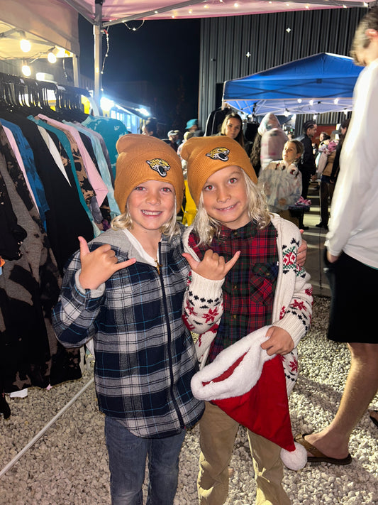 Rust Jags Beanie
