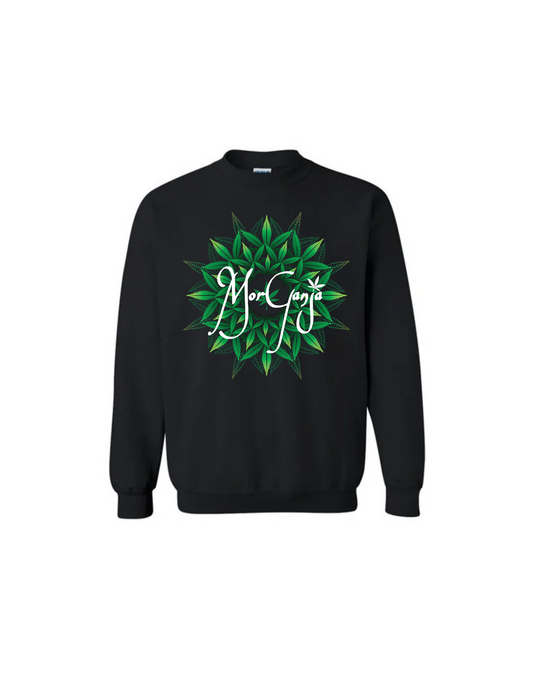MorGanja Black Crewneck